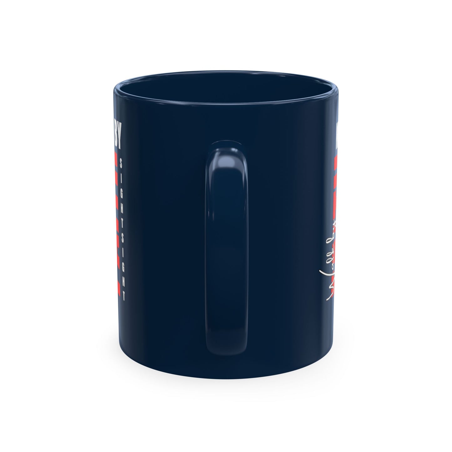 Walk by faith not by sight coffee mug . Traditional Ceramic Mug