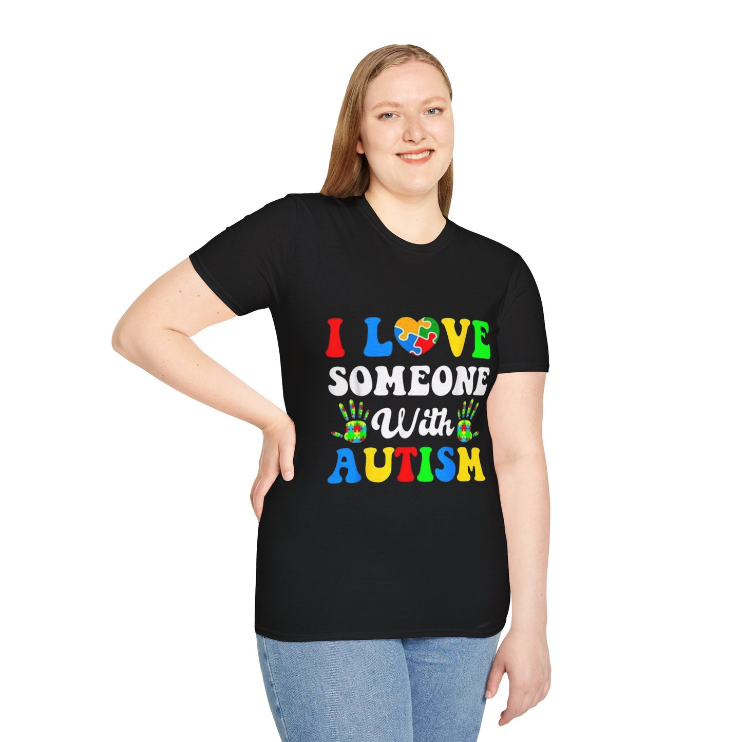 Unisex Autism Awareness T-Shirt, I Love Someone With Autism Shirt, Gift for Autism Supporters, Softstyle Tee for Awareness Events, [...]