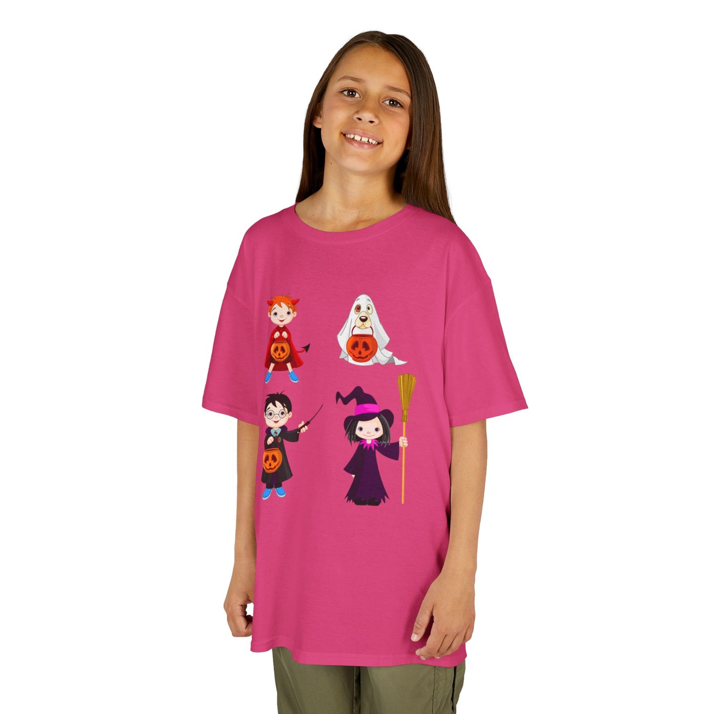 Halloween Kids Tee, Spooky Fun Shirt for Kids, Halloween Costume Top, Trick or Treat Shirt, Kids Party Wear, Fall Celebration Tee