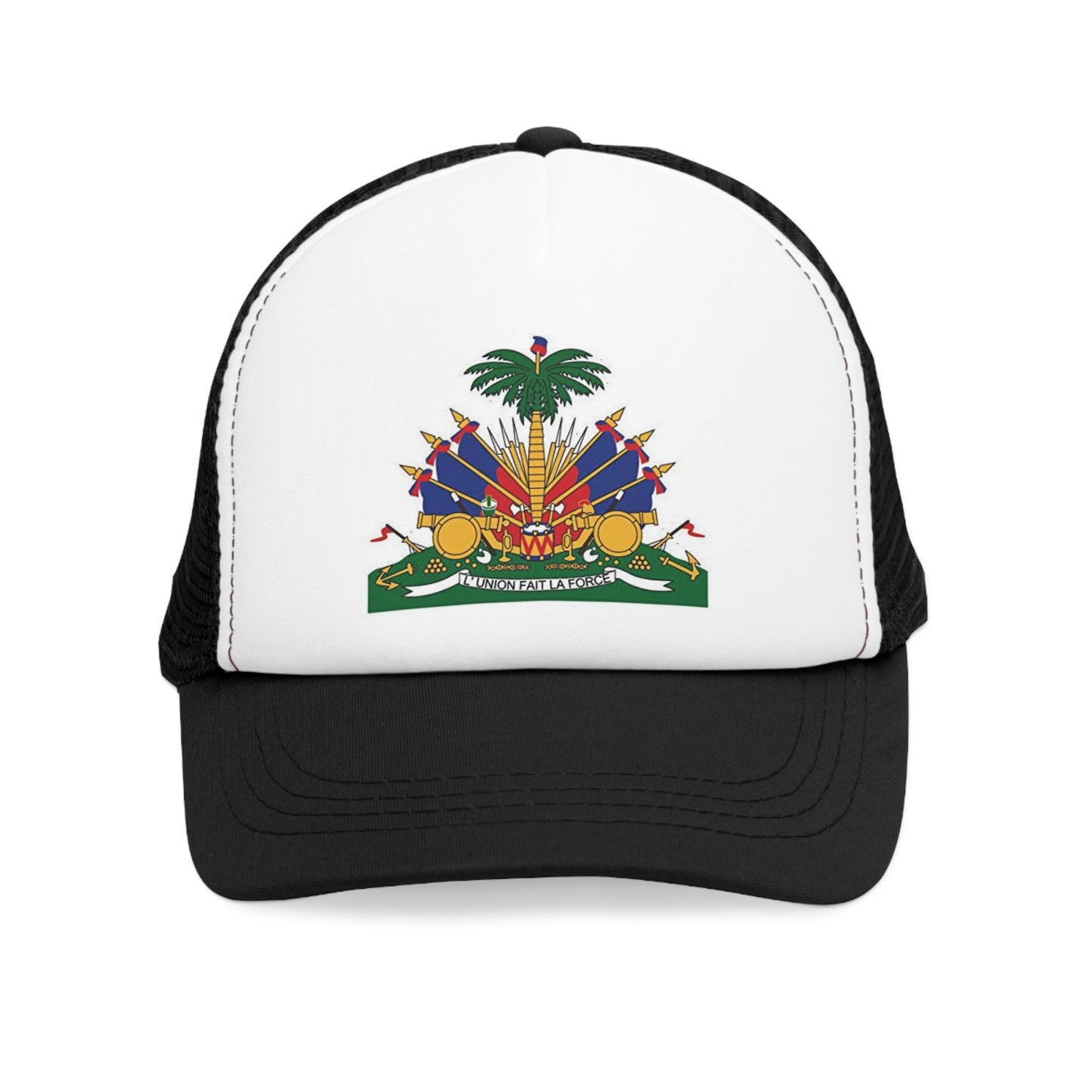 Haitian Flag Mesh Cap, Trucker Hat, Patriotic Hat, Summer Accessory, Festival Wear, Gift for Her/Him, Sports Cap