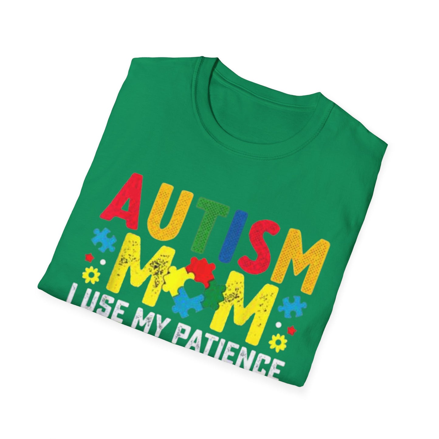Autism Mom T-Shirt, Unisex Softstyle Tee for Mothers, Perfect Gift for Autism Awareness, Casual Family Wear, Comfortable Autism [...]