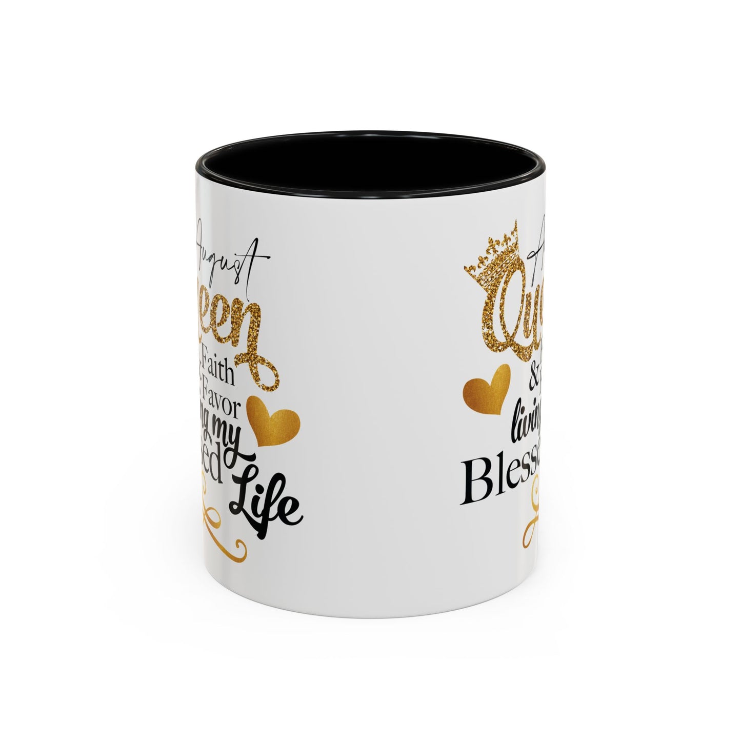 August Queen Birthday Mugs, Accent Coffee Mug (11, 15oz)