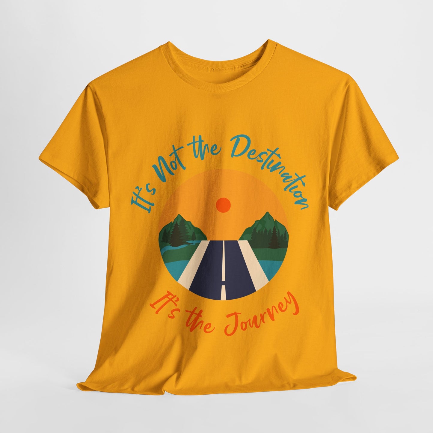 Journey-Themed Unisex Cotton Tee, Travel Shirt, Adventure Clothing, Gift for Travelers, Inspirational Tee, Road Trip Shirt