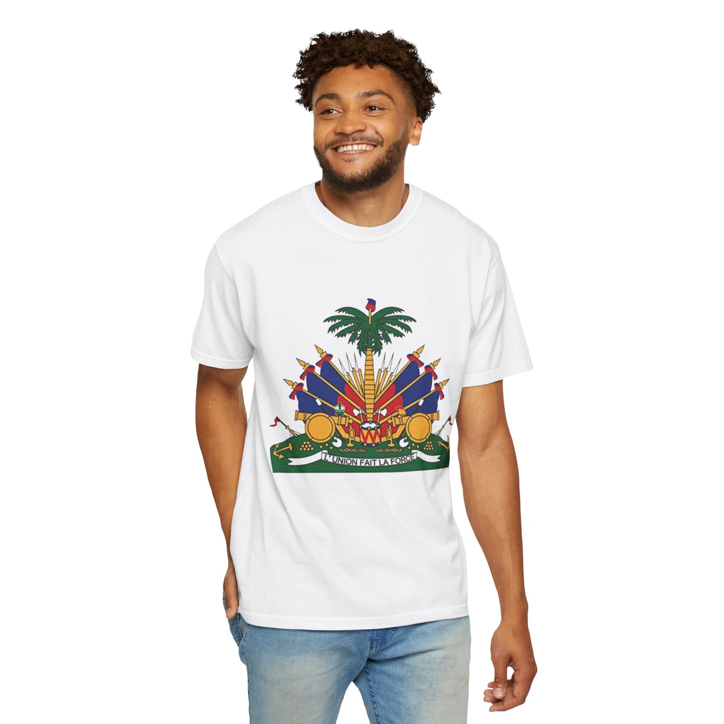 Haitian Pride Unisex T-shirt, Vibrant Design for Culture Lovers, Great for Festivals and Celebrations, Casual Wear