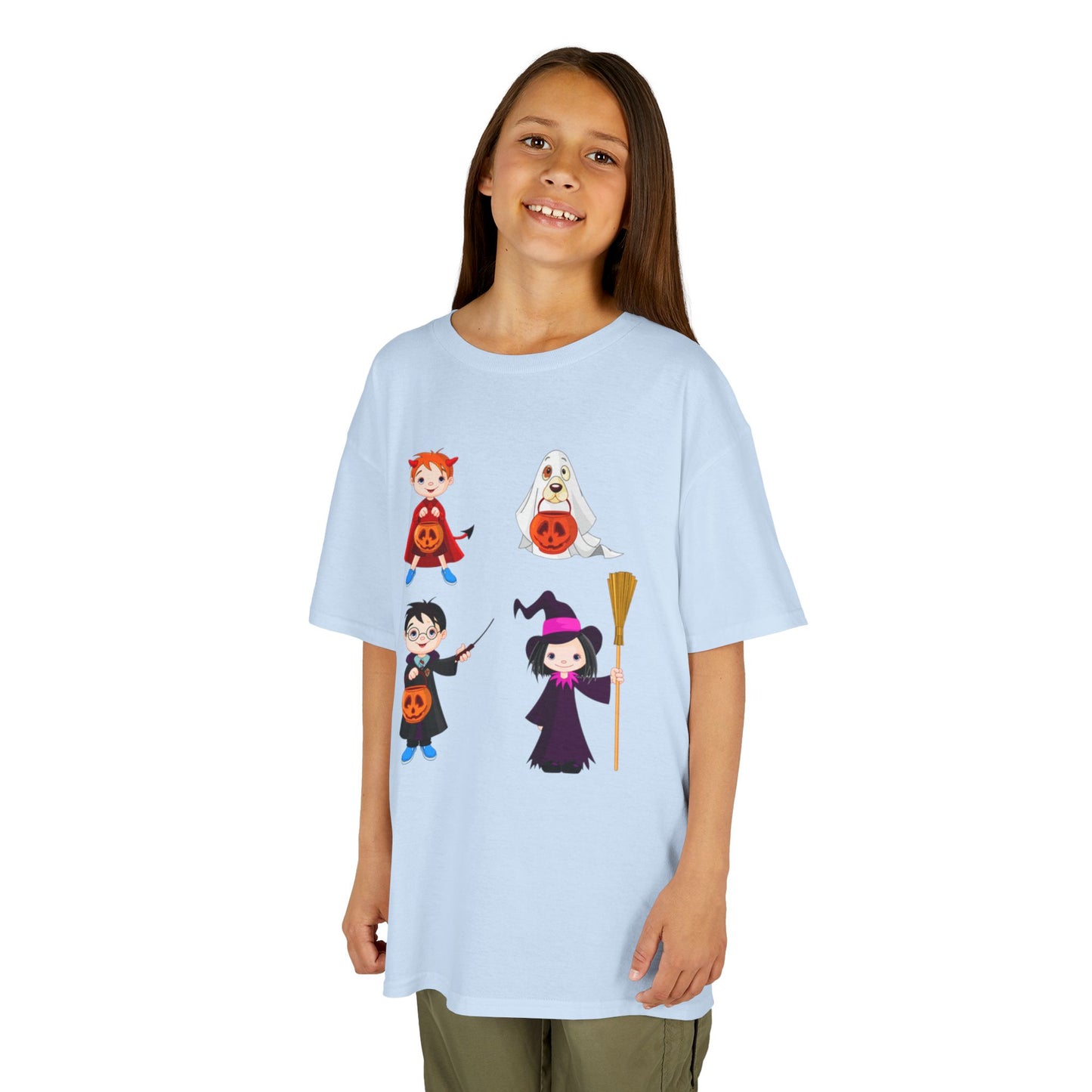 Halloween Kids Tee, Spooky Fun Shirt for Kids, Halloween Costume Top, Trick or Treat Shirt, Kids Party Wear, Fall Celebration Tee