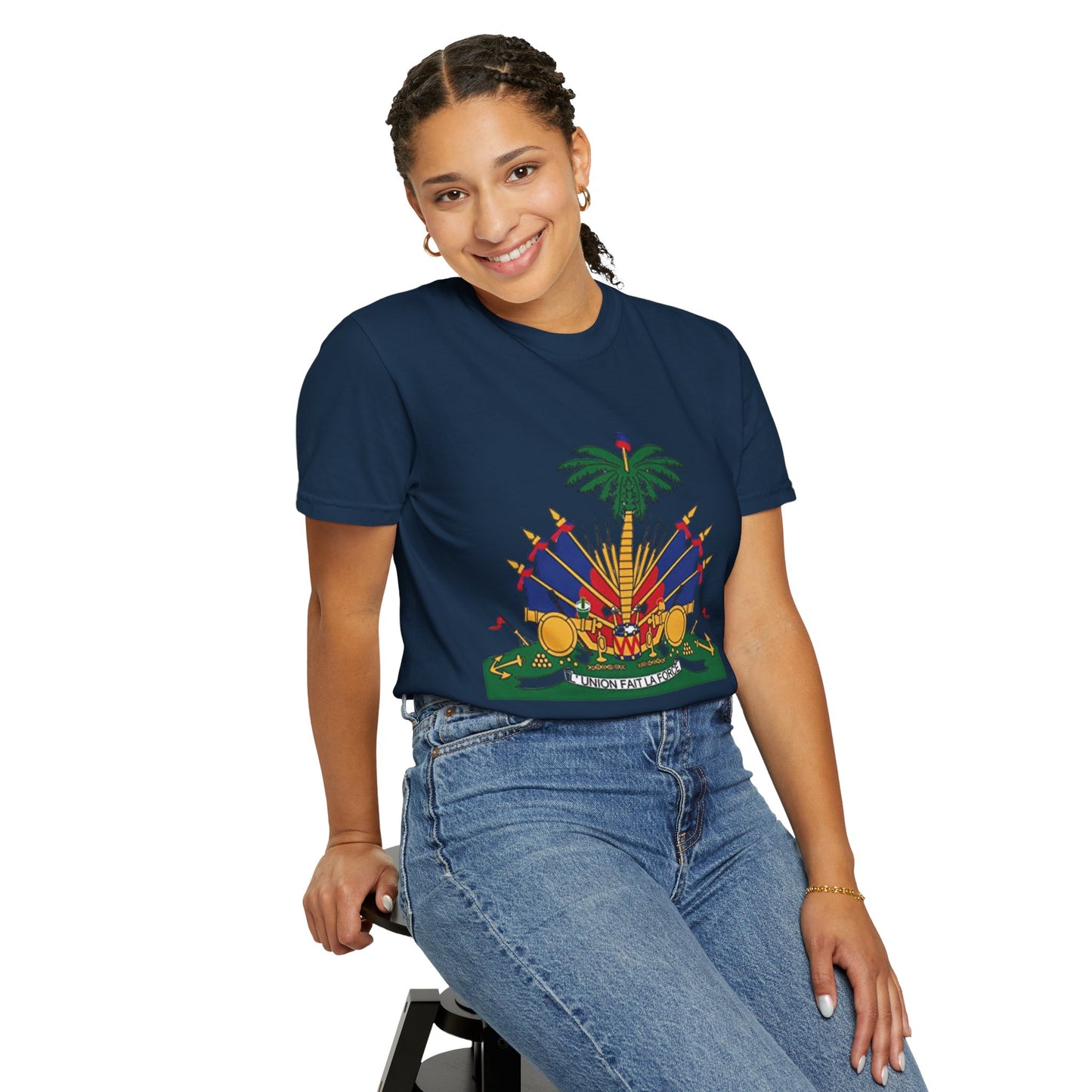 Haitian Pride Unisex T-shirt, Vibrant Design for Culture Lovers, Great for Festivals and Celebrations, Casual Wear