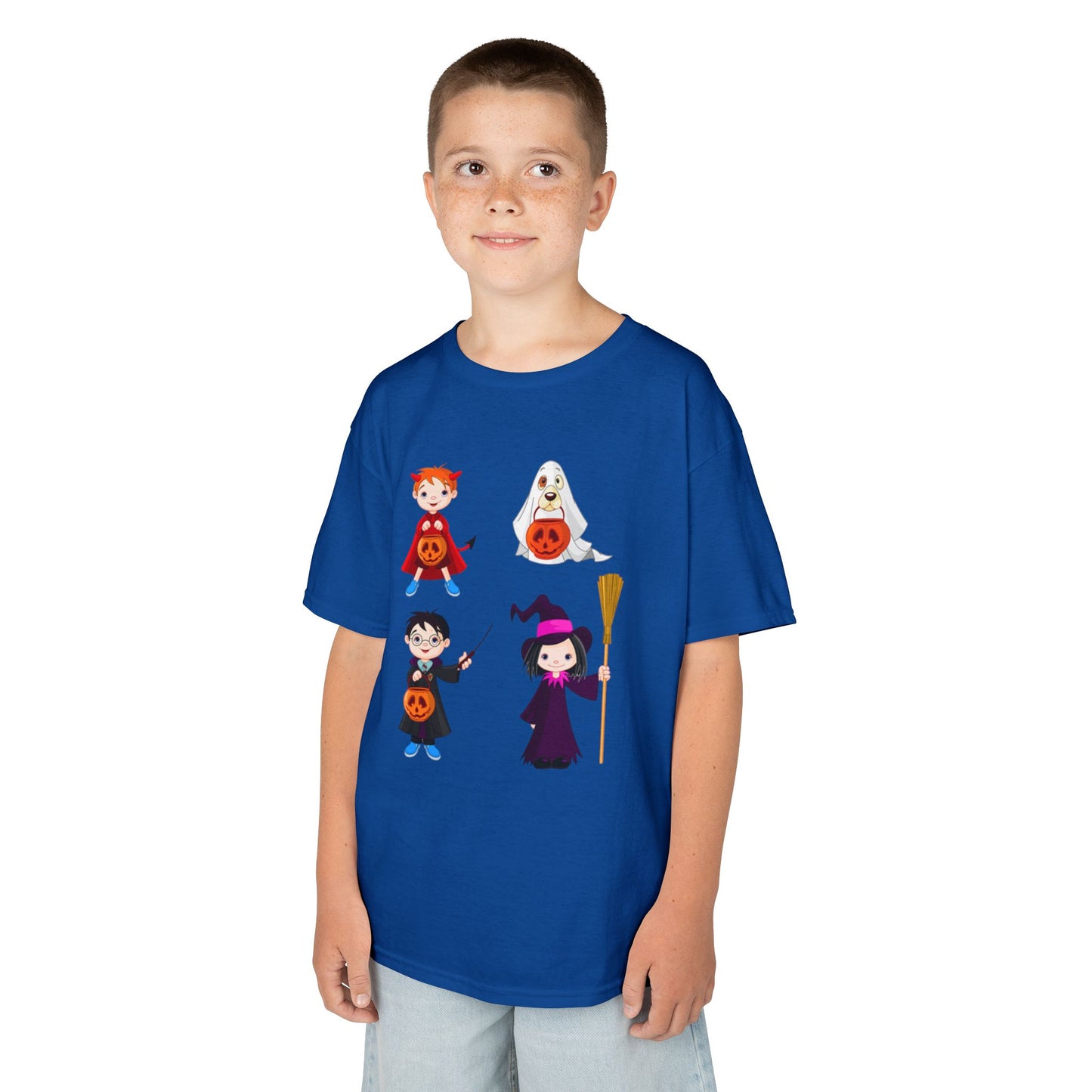 Halloween Kids Tee, Spooky Fun Shirt for Kids, Halloween Costume Top, Trick or Treat Shirt, Kids Party Wear, Fall Celebration Tee