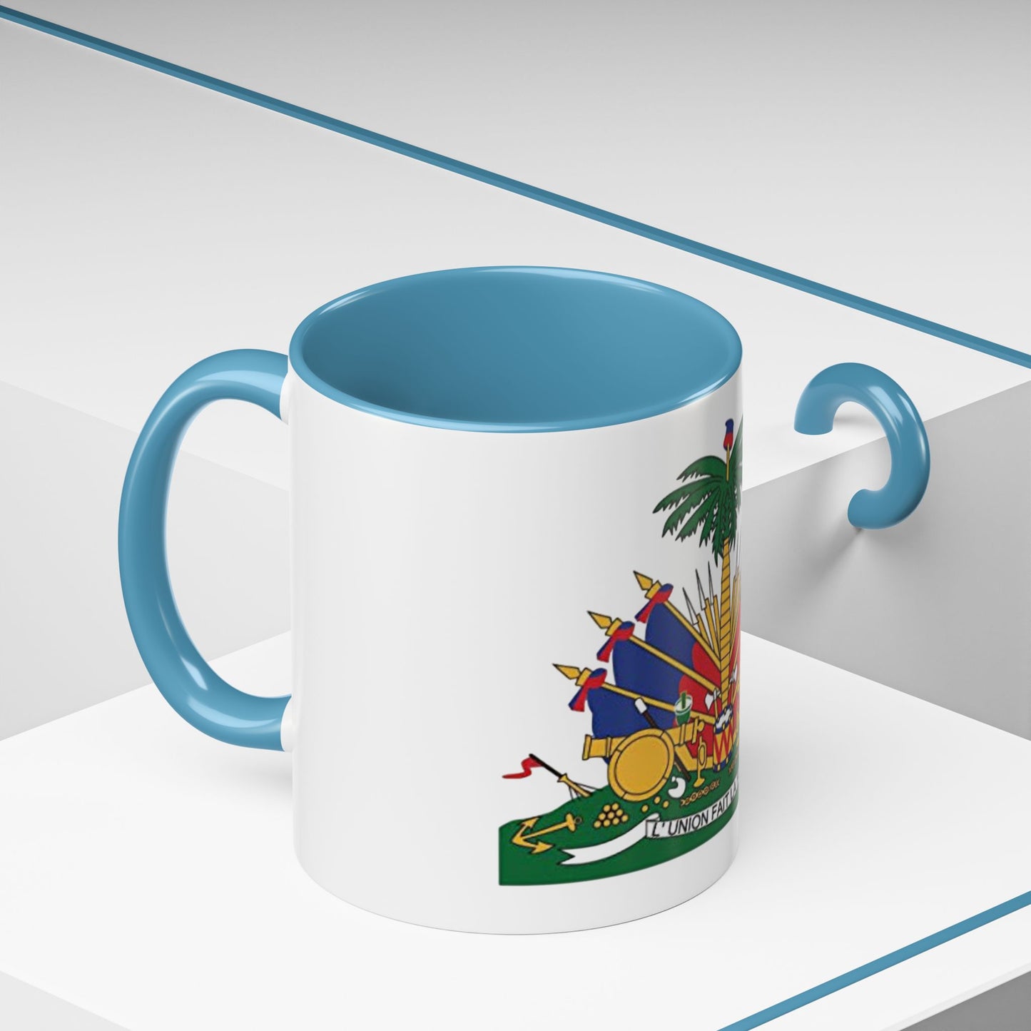 Haitian Heritage Coffee Mug - Celebrate Culture, Unique Gifts, Mugs for Coffee Lovers, Haitian Flag Design, Perfect for Any Occasion