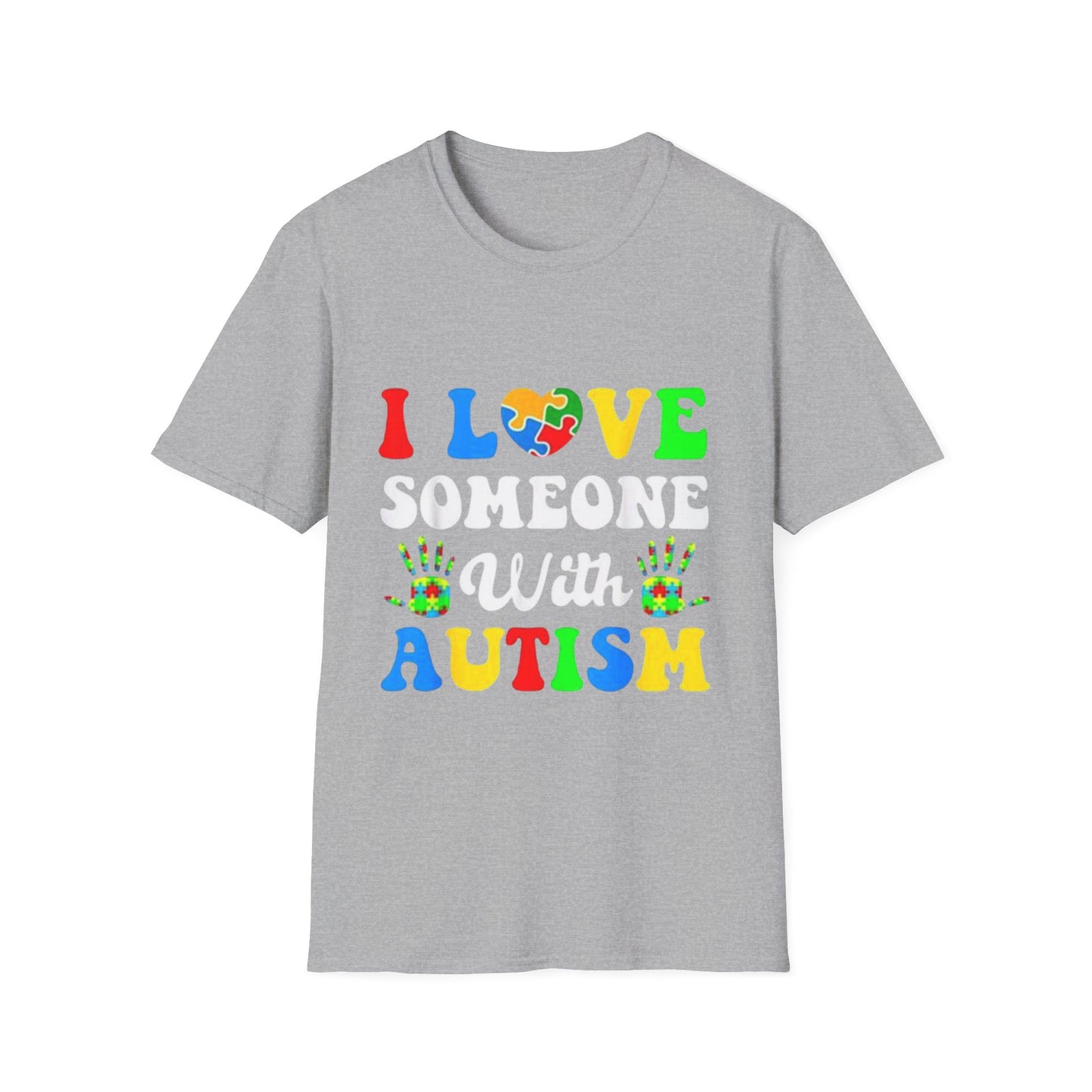 Unisex Autism Awareness T-Shirt, I Love Someone With Autism Shirt, Gift for Autism Supporters, Softstyle Tee for Awareness Events, [...]