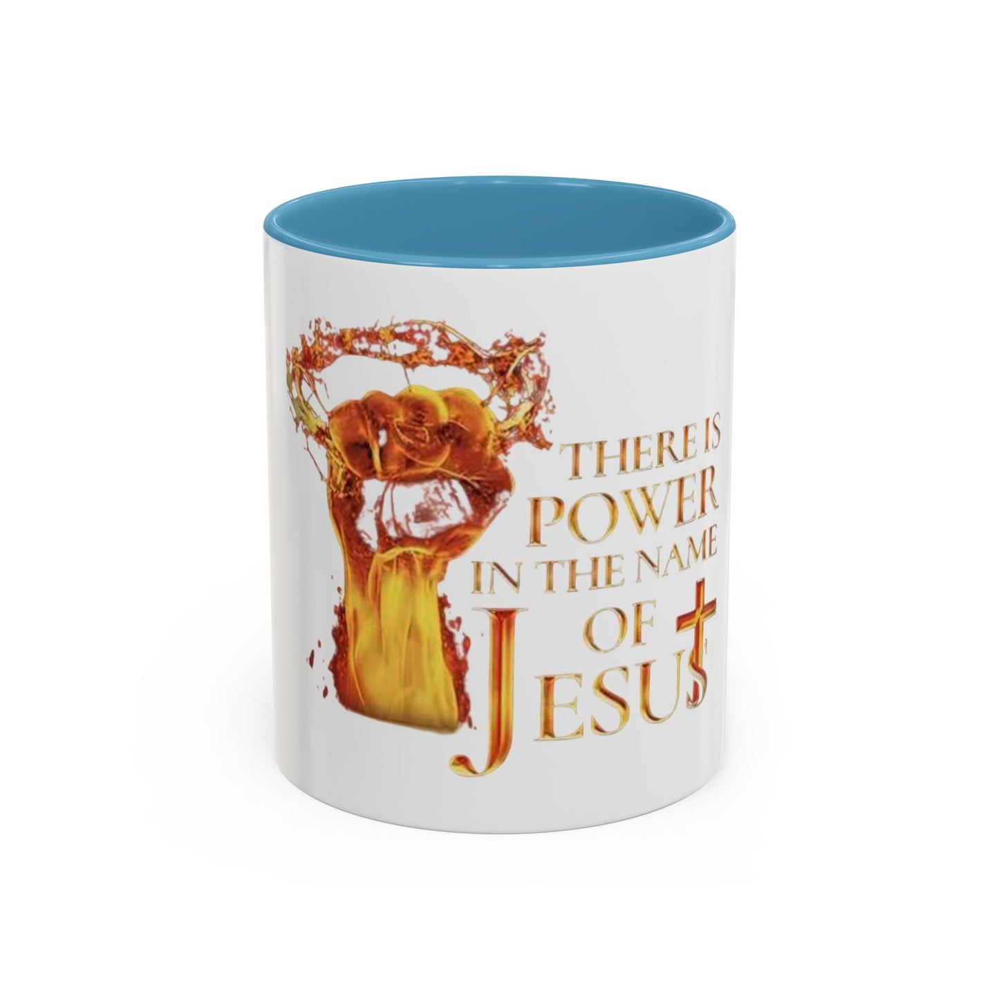 Power in the Name of Jesus Coffee Mug - Inspirational Gift for Christians, Faith-Based Decor, Religious Mug, Unique Coffee Cup, [...]