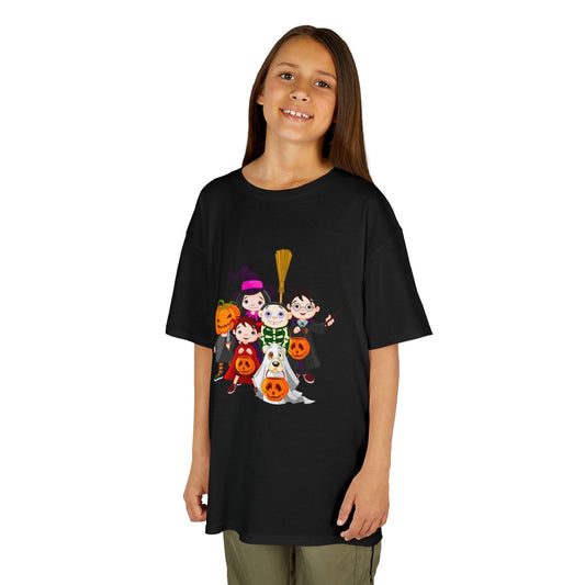 Halloween Kids Tee, Spooky Costume T-Shirt, Trick or Treat Shirt, Kids Halloween Apparel, Fun Fall Fashion
