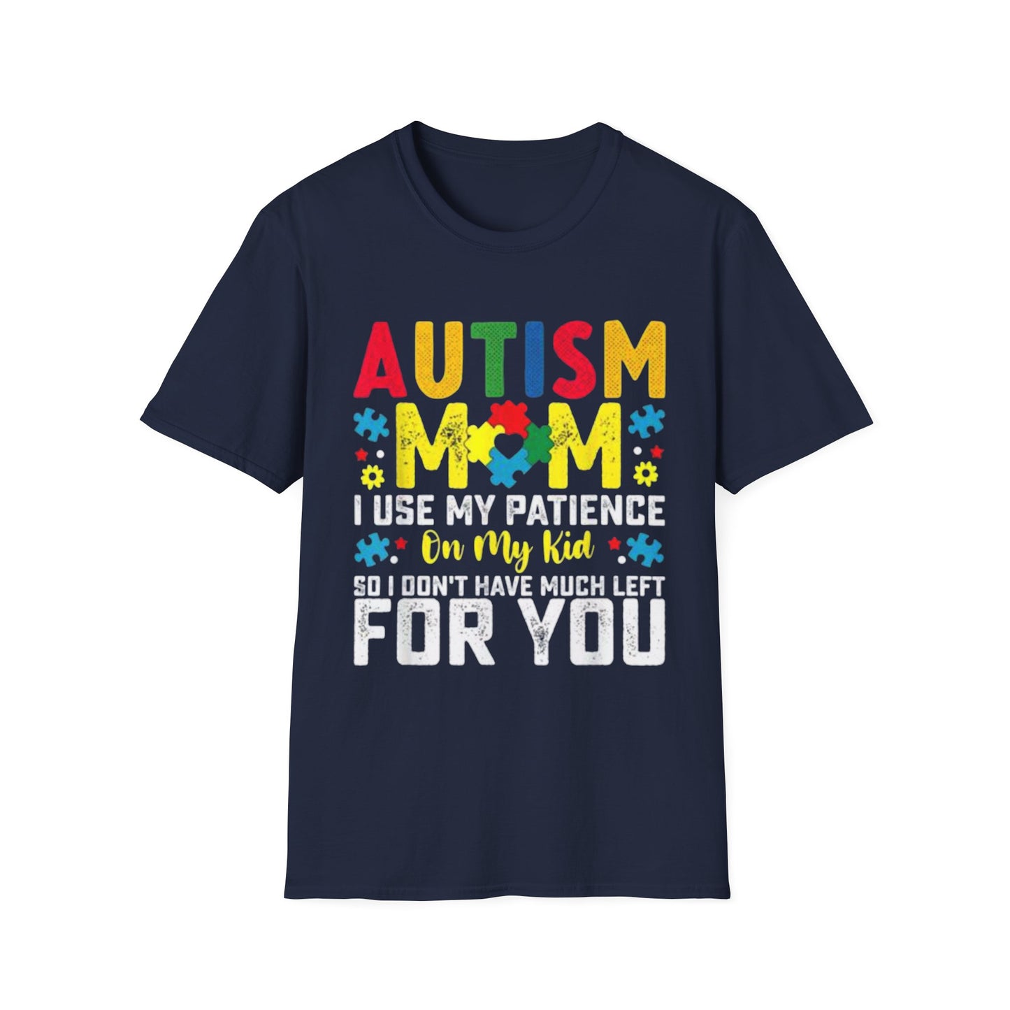 Autism Mom T-Shirt, Unisex Softstyle Tee for Mothers, Perfect Gift for Autism Awareness, Casual Family Wear, Comfortable Autism [...]