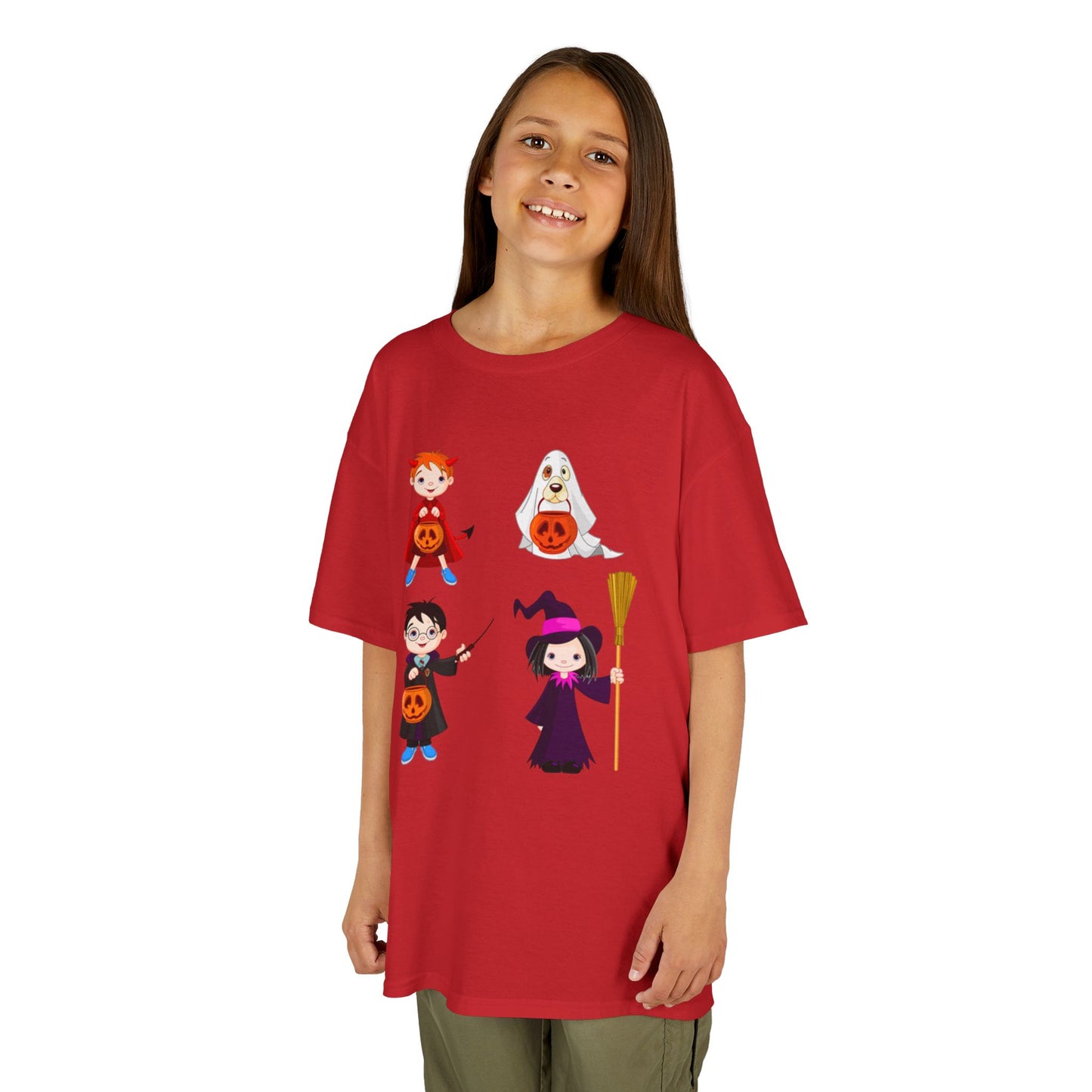 Halloween Kids Tee, Spooky Fun Shirt for Kids, Halloween Costume Top, Trick or Treat Shirt, Kids Party Wear, Fall Celebration Tee