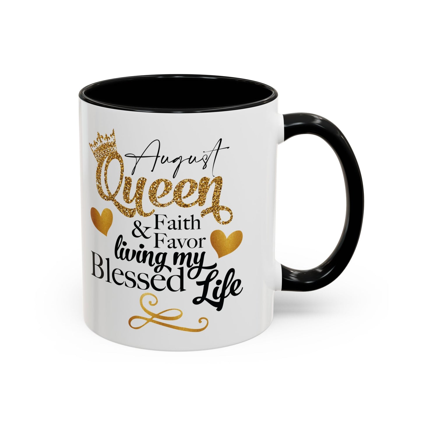 August Queen Birthday Mugs, Accent Coffee Mug (11, 15oz)