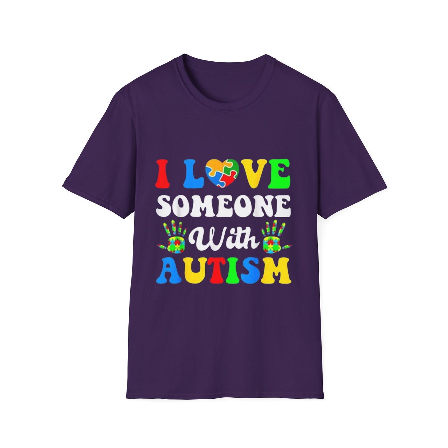 Unisex Autism Awareness T-Shirt, I Love Someone With Autism Shirt, Gift for Autism Supporters, Softstyle Tee for Awareness Events, [...]