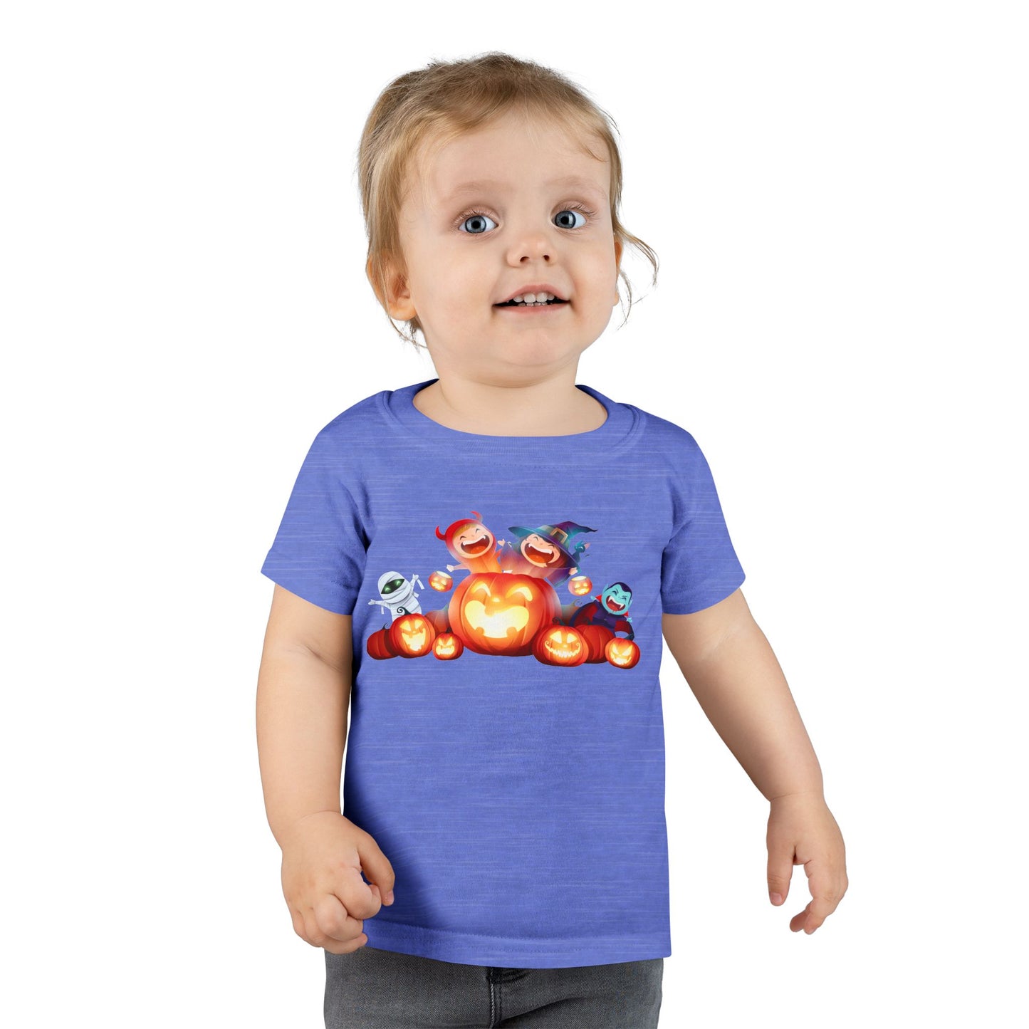 Toddler Halloween T-Shirt, Cute Kids Costume Tee, Pumpkin Graphic Shirt, Trick or Treat T-Shirt, Spooky Toddler Apparel
