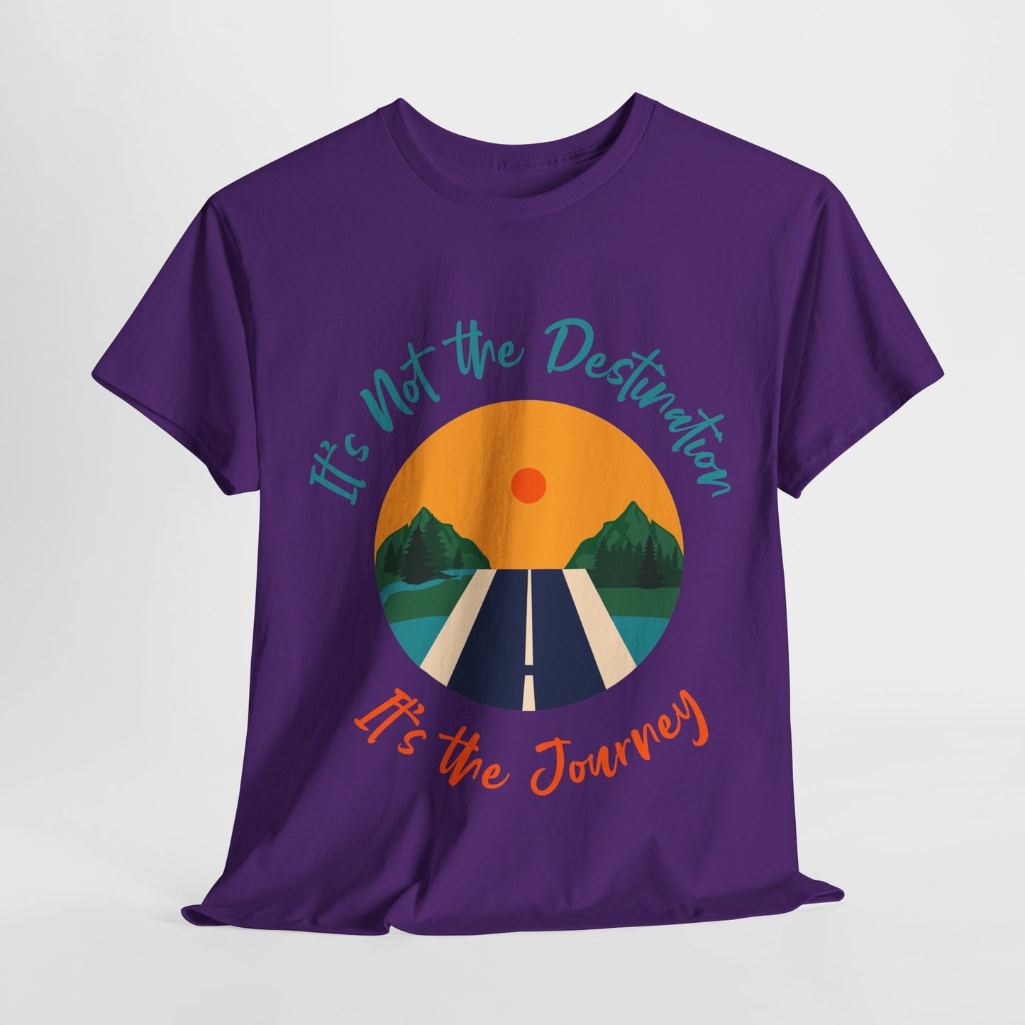 Journey-Themed Unisex Cotton Tee, Travel Shirt, Adventure Clothing, Gift for Travelers, Inspirational Tee, Road Trip Shirt