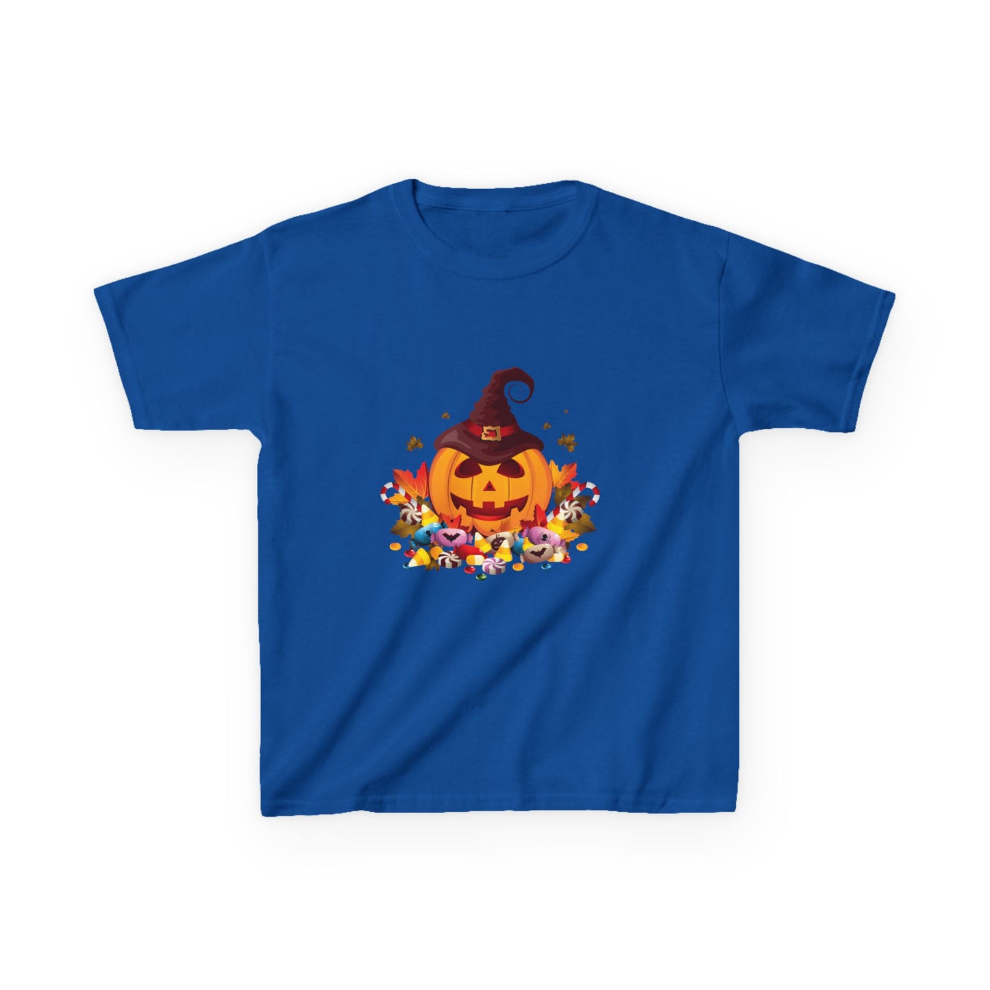 Halloween Pumpkin Kids Tee, Autumn T-Shirt, Spooky Shirt for Kids, Trick or Treat Costume, Fall Festival Clothing