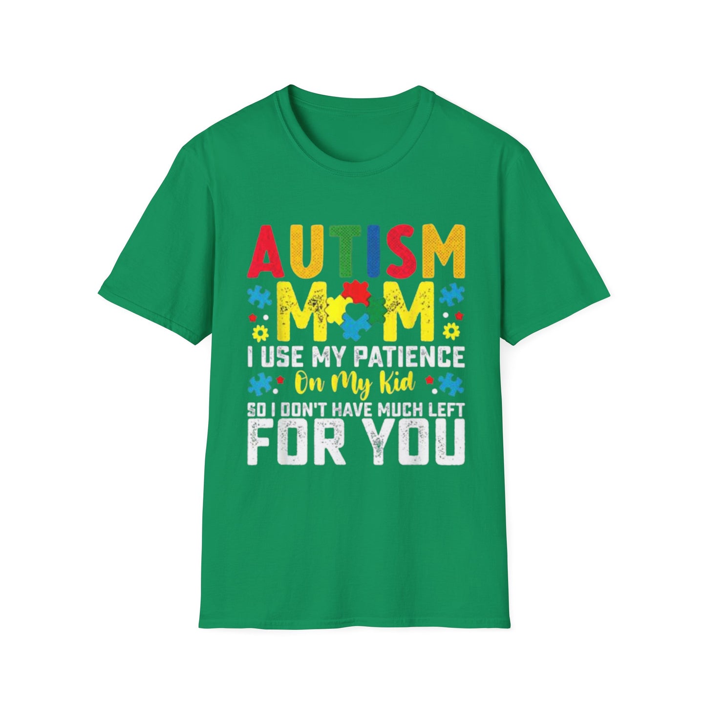 Autism Mom T-Shirt, Unisex Softstyle Tee for Mothers, Perfect Gift for Autism Awareness, Casual Family Wear, Comfortable Autism [...]