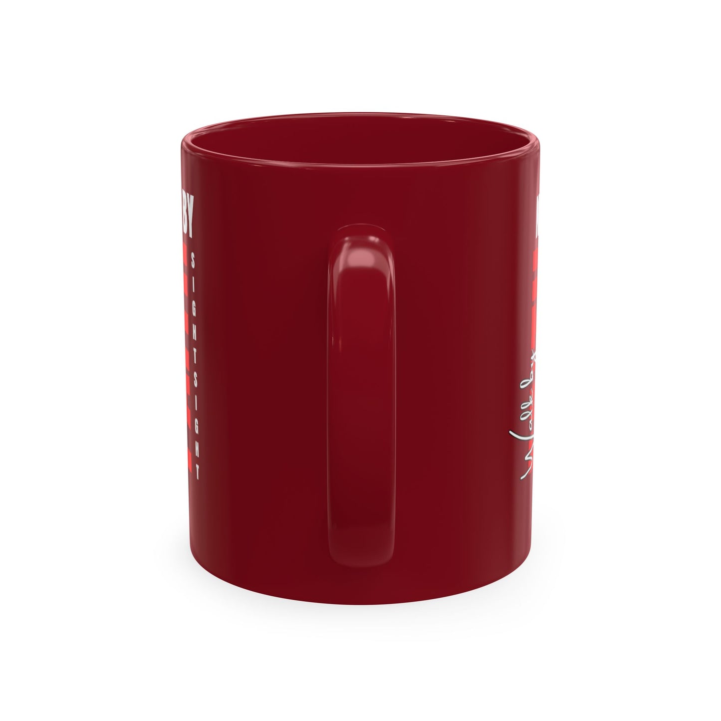 Walk by faith not by sight coffee mug . Traditional Ceramic Mug