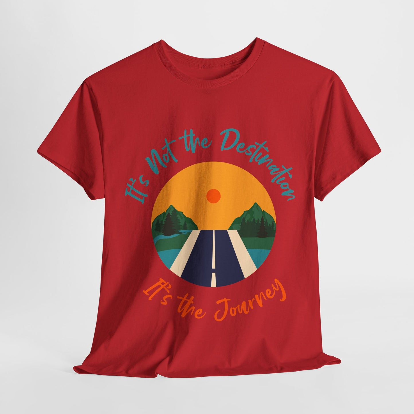 Journey-Themed Unisex Cotton Tee, Travel Shirt, Adventure Clothing, Gift for Travelers, Inspirational Tee, Road Trip Shirt