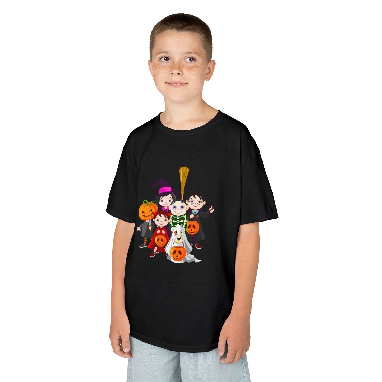 Halloween Kids Tee, Spooky Costume T-Shirt, Trick or Treat Shirt, Kids Halloween Apparel, Fun Fall Fashion