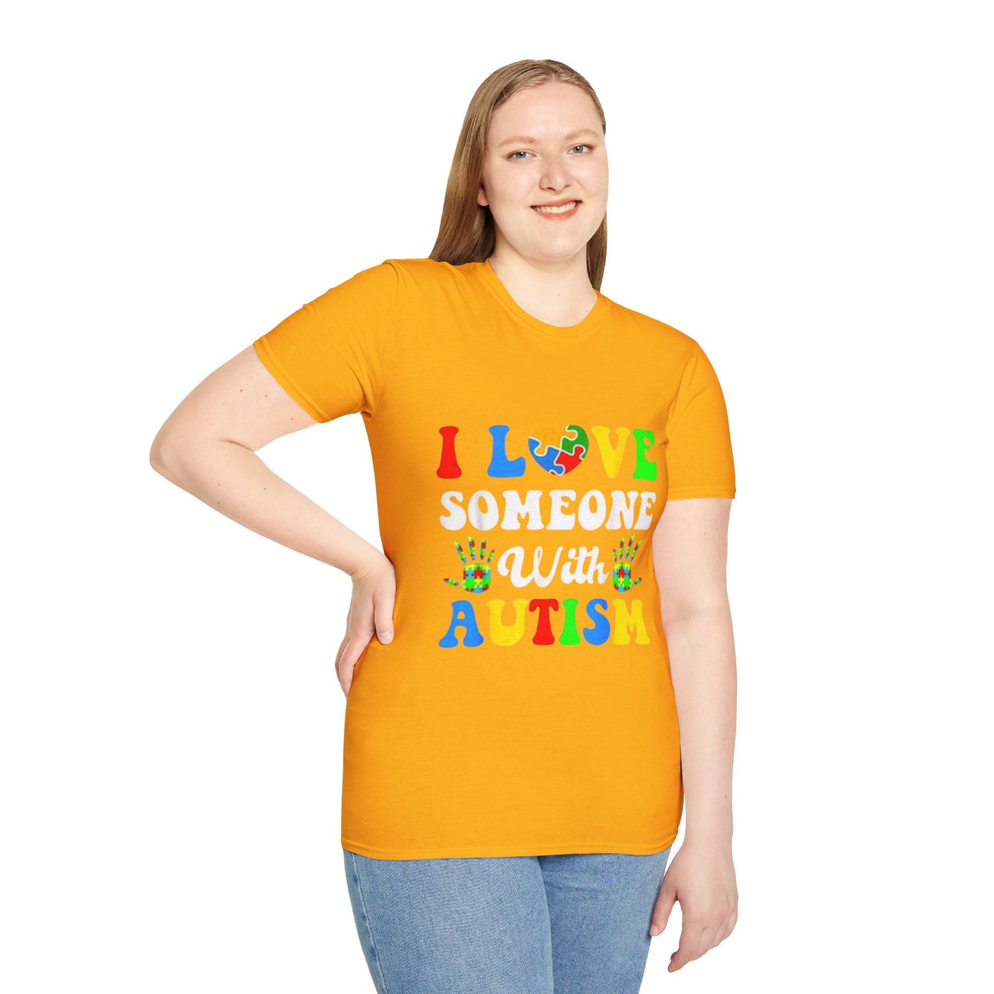 Unisex Autism Awareness T-Shirt, I Love Someone With Autism Shirt, Gift for Autism Supporters, Softstyle Tee for Awareness Events, [...]