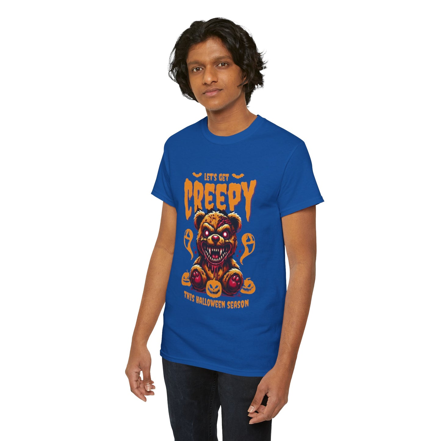 Halloween Creepy Tee, Unisex Halloween T-Shirt, Spooky Graphic Shirt, Fall Fashion, Fun Halloween Outfit, Trick or Treat Tee
