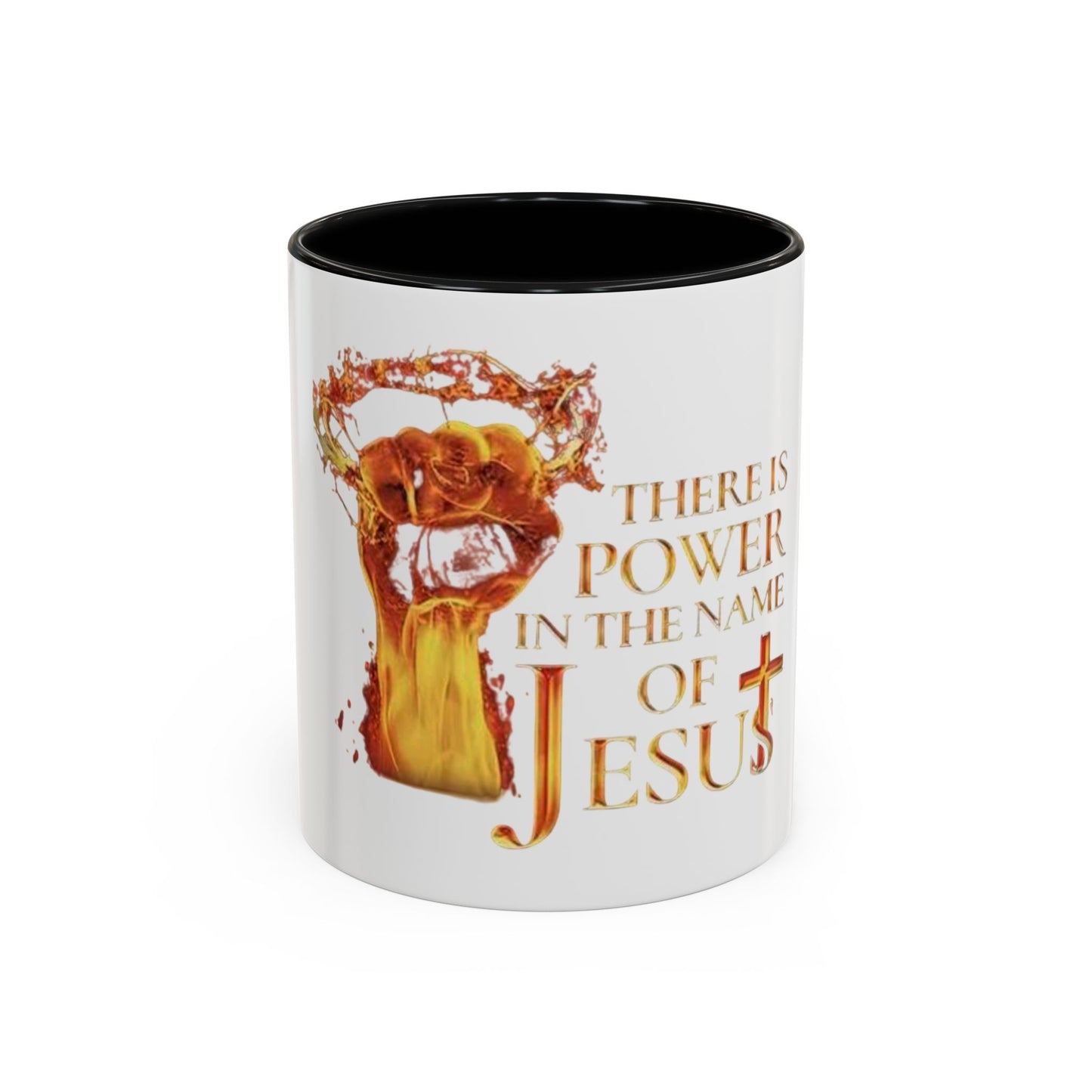 Power in the Name of Jesus Coffee Mug - Inspirational Gift for Christians, Faith-Based Decor, Religious Mug, Unique Coffee Cup, [...]