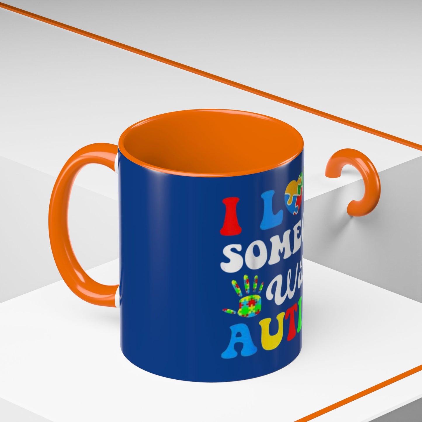 I Love Someone with Autism Coffee Mug | Supportive Gift for Autism Awareness, Colorful Mug for Parents, Motivational Drinkware, Unique [...]
