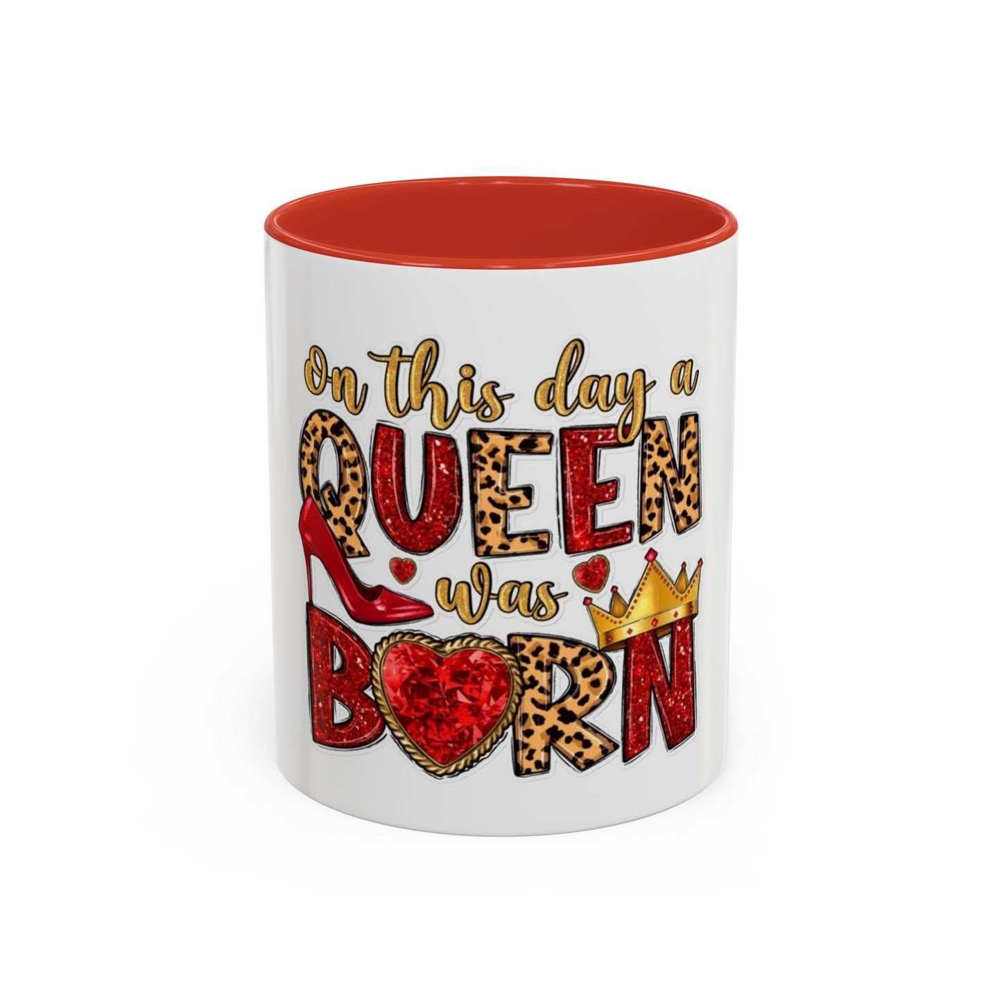 Queen Birthday Coffee Mug | Cute Gift for Her, Stylish Ceramic Mug, Birthday Celebration, Unique Queen Mug, Fun Queen Decor, Gift for Mom