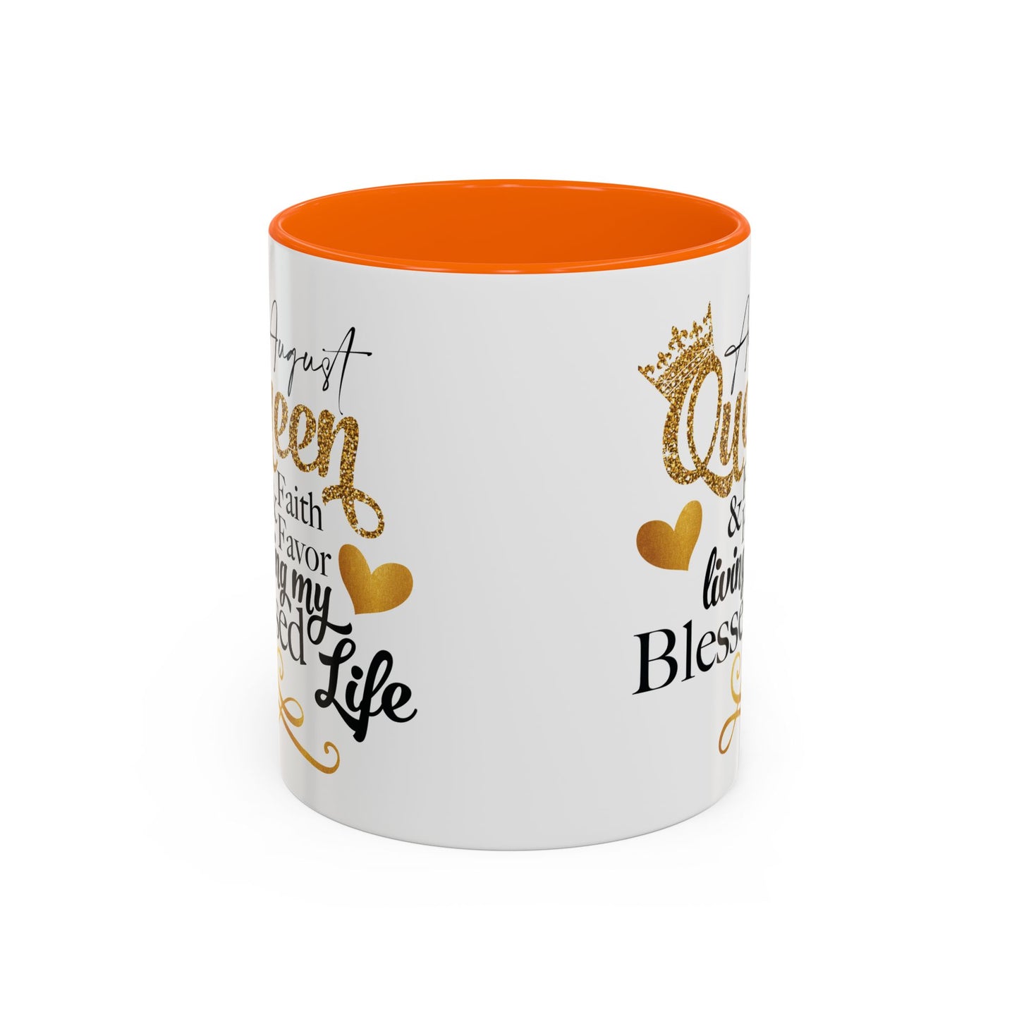 August Queen Birthday Mugs, Accent Coffee Mug (11, 15oz)