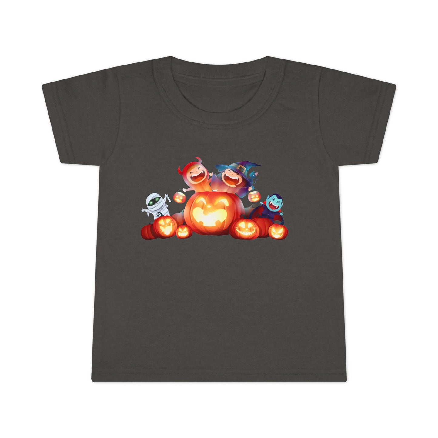 Toddler Halloween T-Shirt, Cute Kids Costume Tee, Pumpkin Graphic Shirt, Trick or Treat T-Shirt, Spooky Toddler Apparel