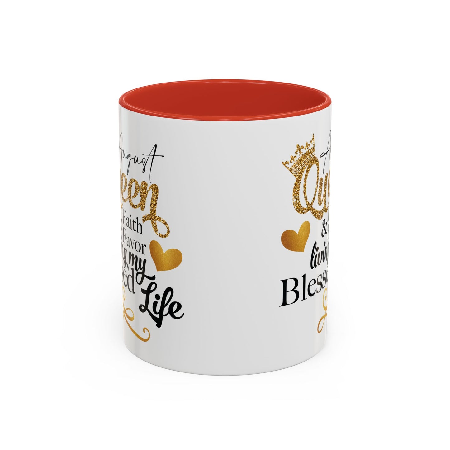 August Queen Birthday Mugs, Accent Coffee Mug (11, 15oz)