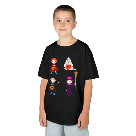 Halloween Kids Tee, Spooky Fun Shirt for Kids, Halloween Costume Top, Trick or Treat Shirt, Kids Party Wear, Fall Celebration Tee