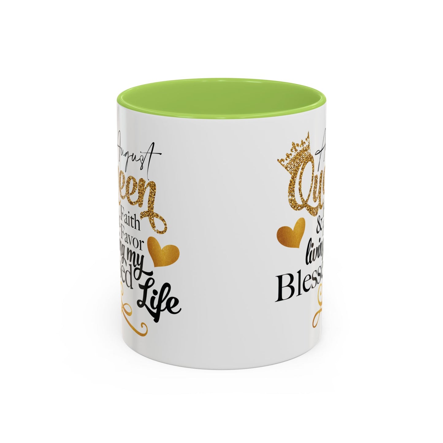 August Queen Birthday Mugs, Accent Coffee Mug (11, 15oz)